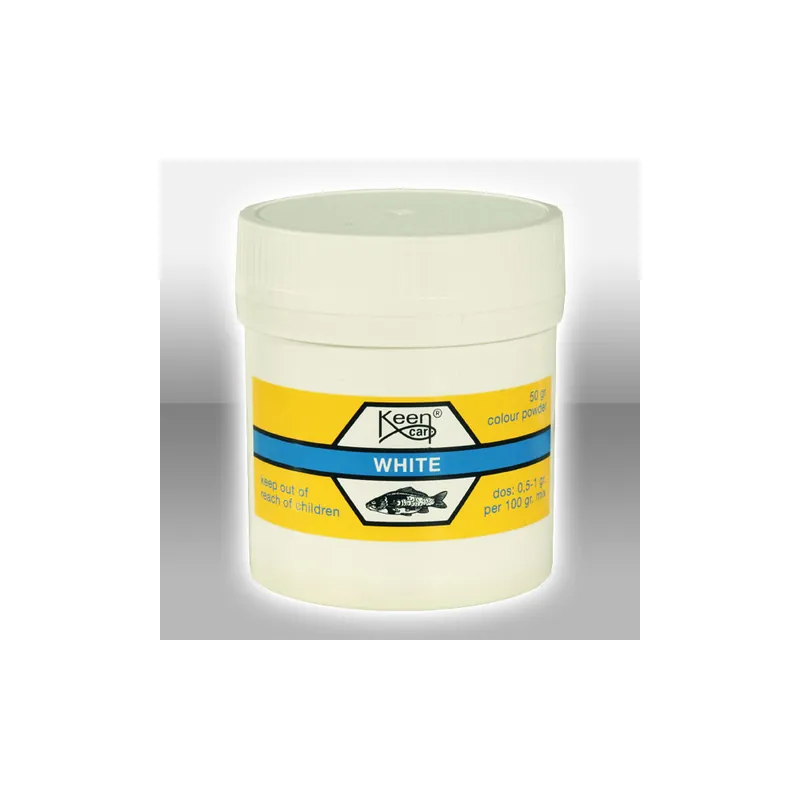 Colorant White 15 gr blanc Keen carp Dernière Chance