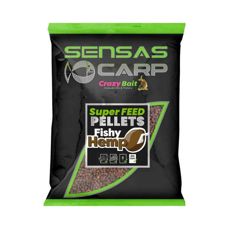 Vente Flash Sensas Super Feed pellets 4.00mm 650gr