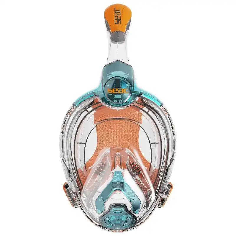 Nouvel Arrivage Masque intégral Seac sub Libera Junior 6+ Acquamarine/Orange