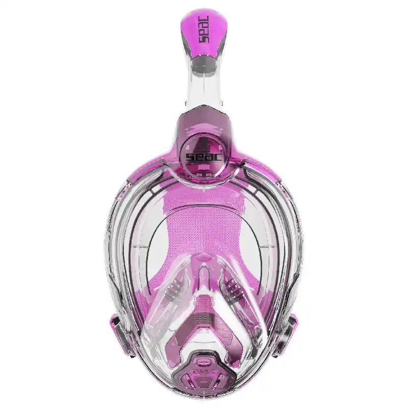 Commander Maintenant Masque intégral Seac sub Libera Junior 6+ Transparent/Rose