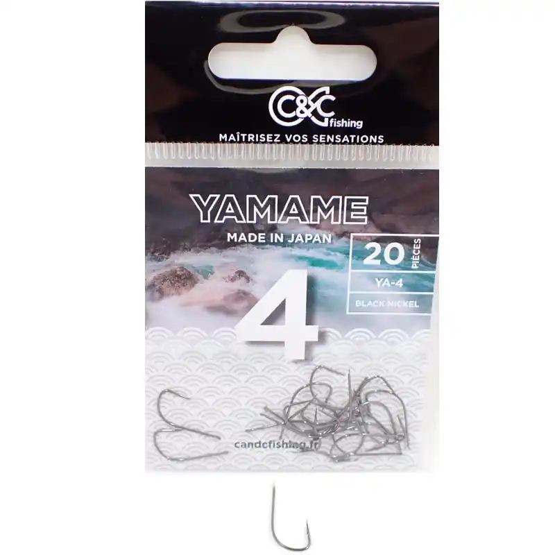 Offre Spéciale Hameçon Simple C&C Fishing Yamame Black Nickel