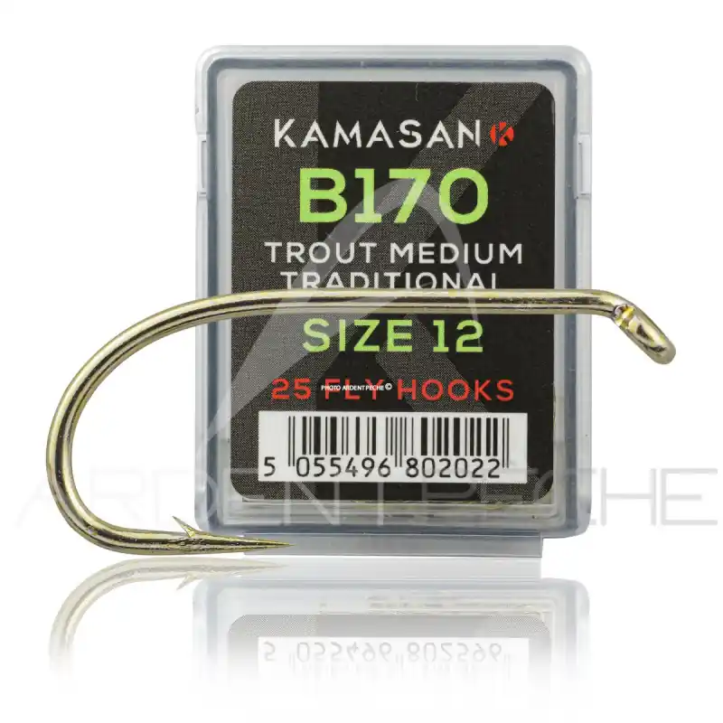Hameçon mouche KAMASAN B170 Authentique