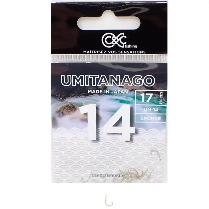 Hameçon Simple C&C Fishing Umitanago Bronze Achat Immédiat