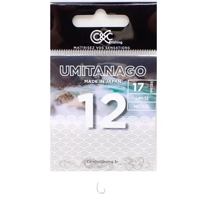 Prix Cassé Hameçon Simple C&C Fishing Umitanago Nickel