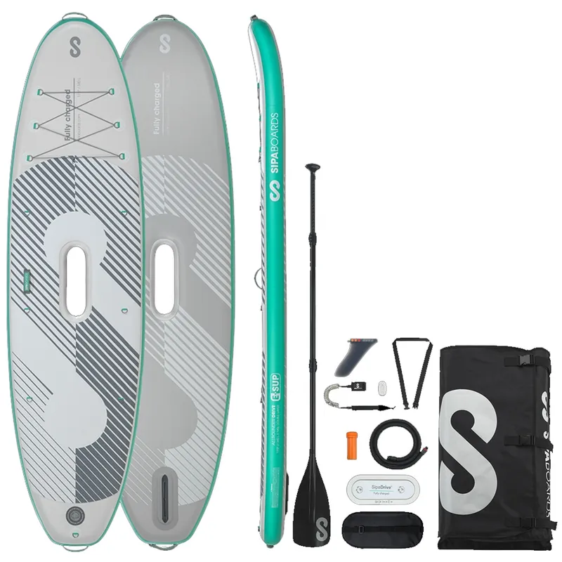 SUP Paddle électrique auto gonflable Sipaboards Allrounder Aqua 11 Populaire