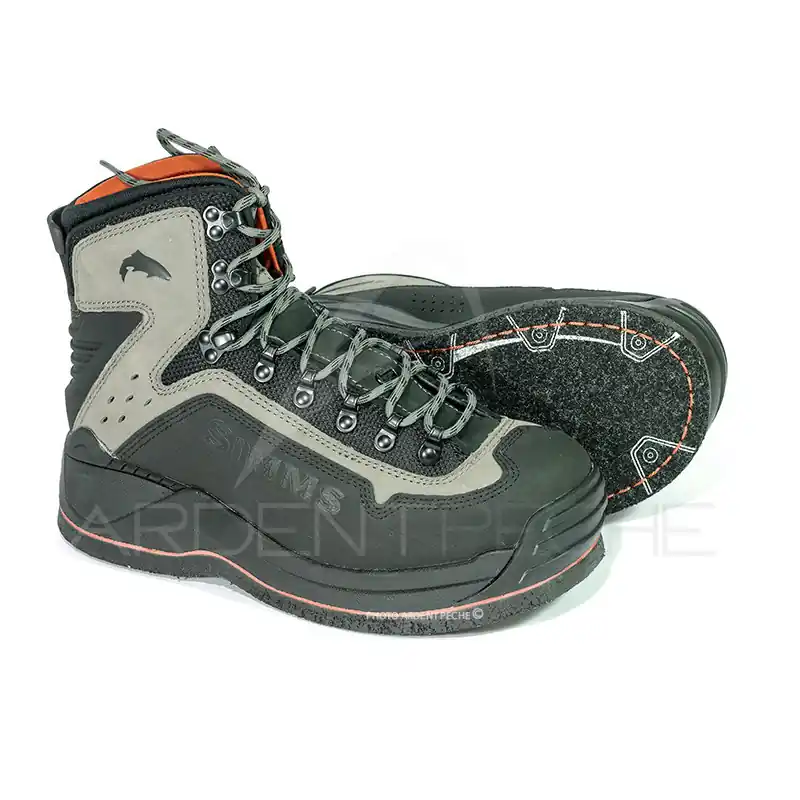 Petit Prix Chaussures de wading SIMMS G3 Guide Boot Feutre Steel Grey
