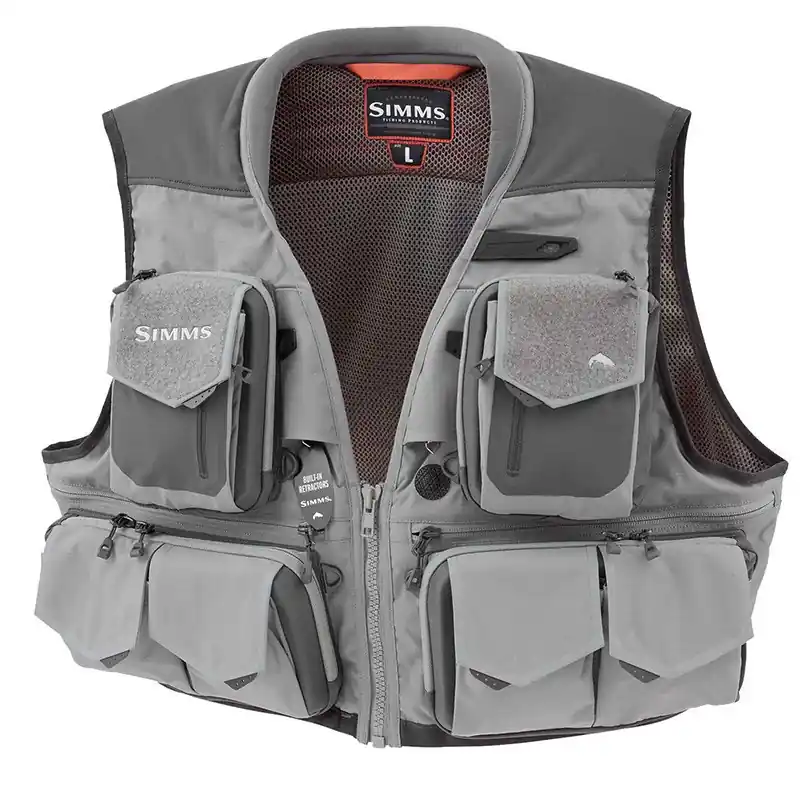 Bon Marché Gilet SIMMS G3 Guide Vest Steel