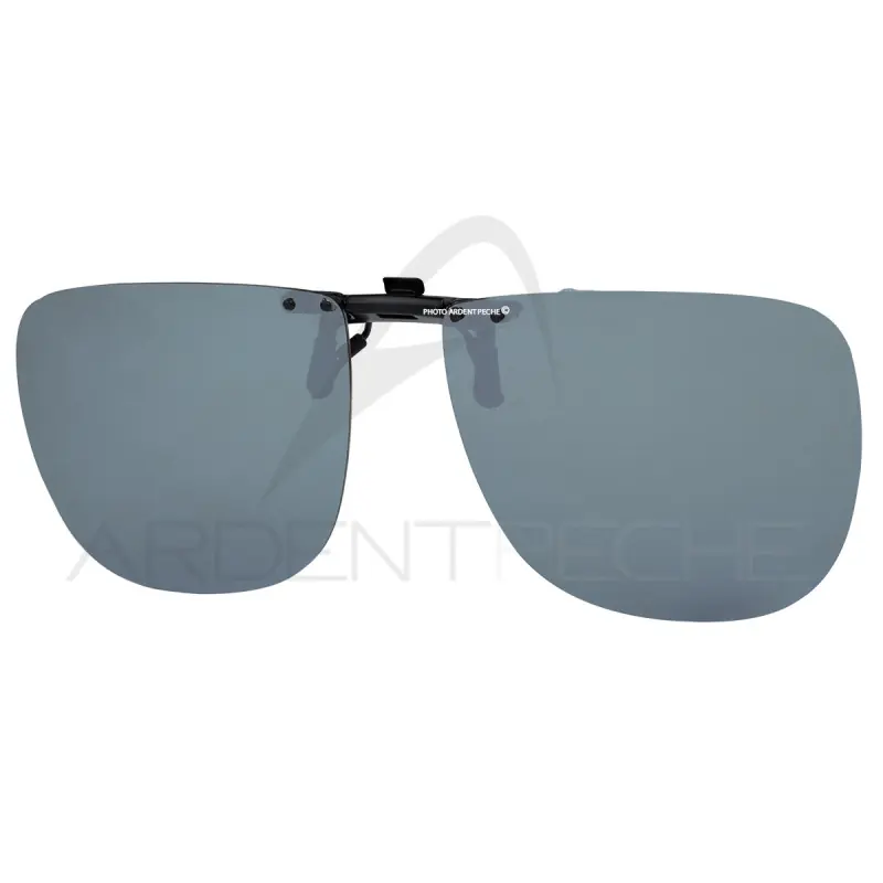 Nouvelle Collection Clip lunettes COCOONS polarisants carré FLIP-UP Silver
