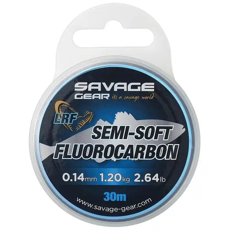 Prix Bas Nylon Fluorocarbon Savage Gear Semi-Soft Micro Leader - 30M 0.19MM 2.22KG 4.89LB