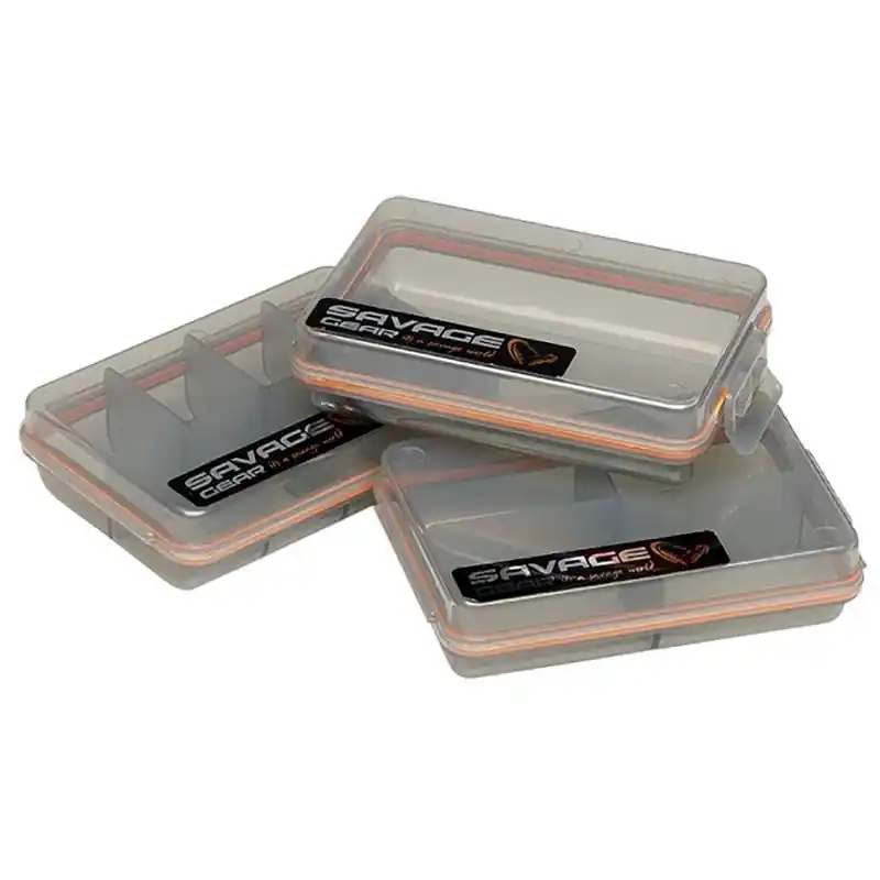 Usine Directe Boites de rangement Savage Gear Pocket Box Smoke – Kit de 3