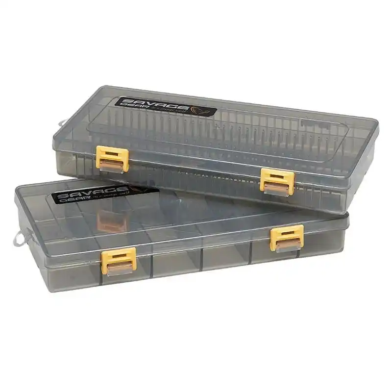 Boites de rangement Savage Gear Plate Fumé- Kit de 2 Offre Limitée