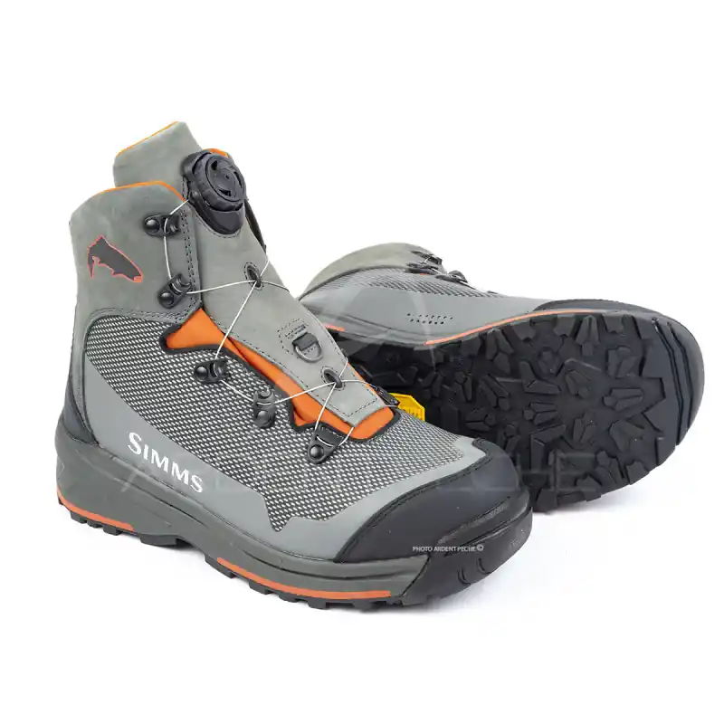 Meilleur Prix Chaussures de wading SIMMS Guide BOA Slate VIBRAM