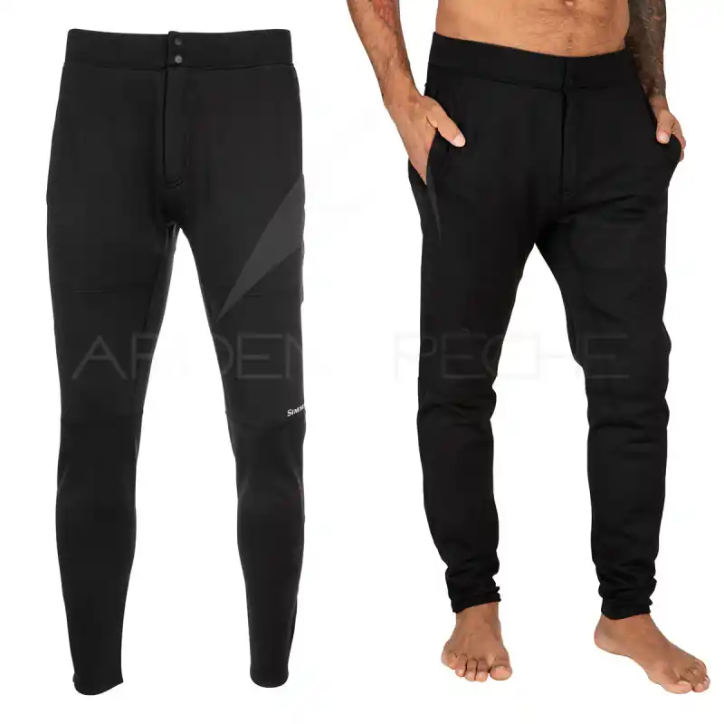 Sous-vêtement SIMMS Thermal Pant Black Pas Cher