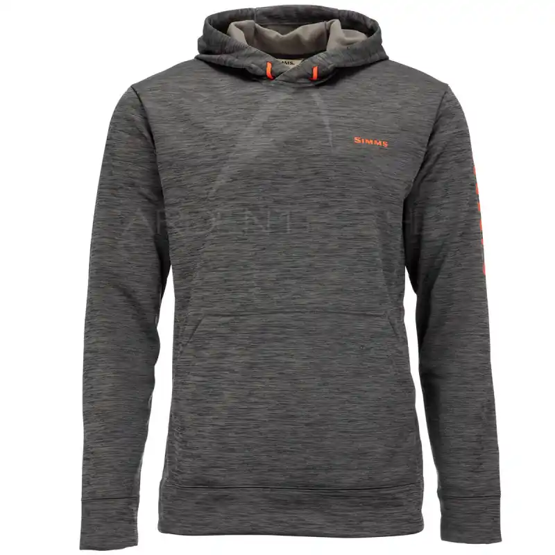 Sweat SIMMS Challenger Hoody Carbon Heather Meilleur Prix