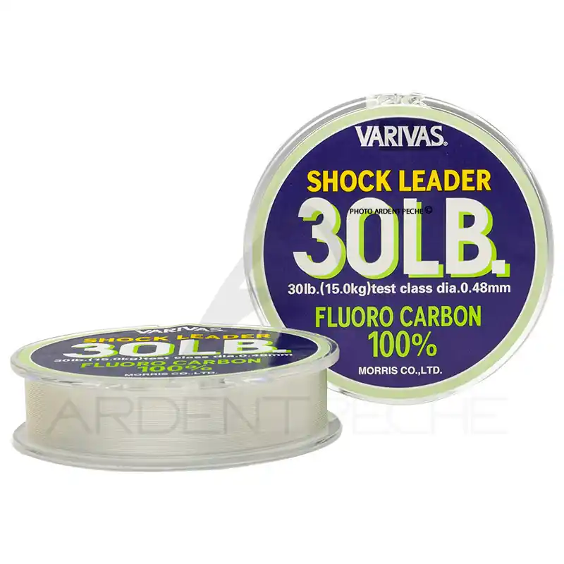 Promotion Fils fluorocarbone VARIVAS Shock leader (30m)