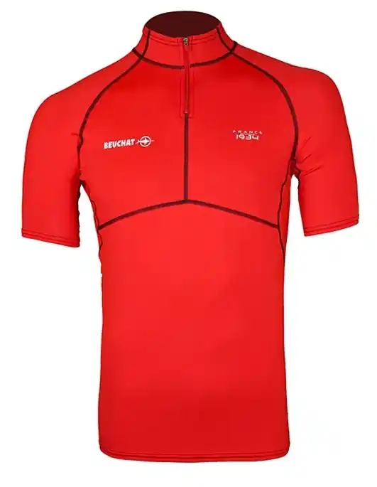 Vente Directe Rash Guard Beuchat Atoll – Homme – Rouge