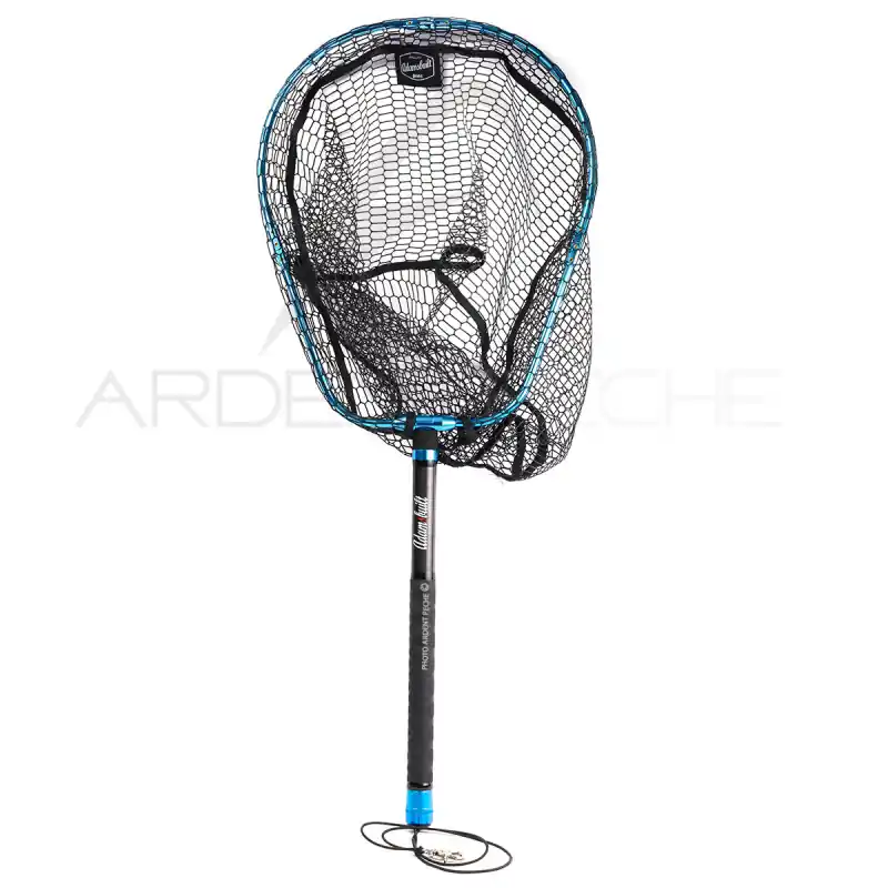 Dernière Chance Epuisette Adams Built aluminium extendable tri fold flats boat net 16