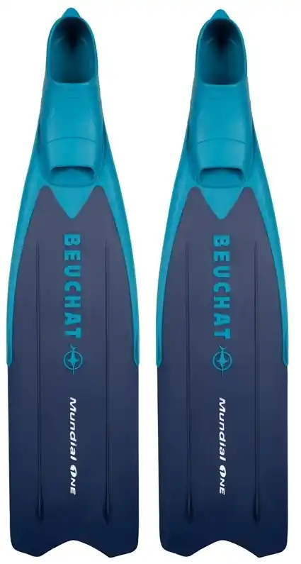 Vente Directe Palmes Beuchat Mundial One – Bleu Atoll