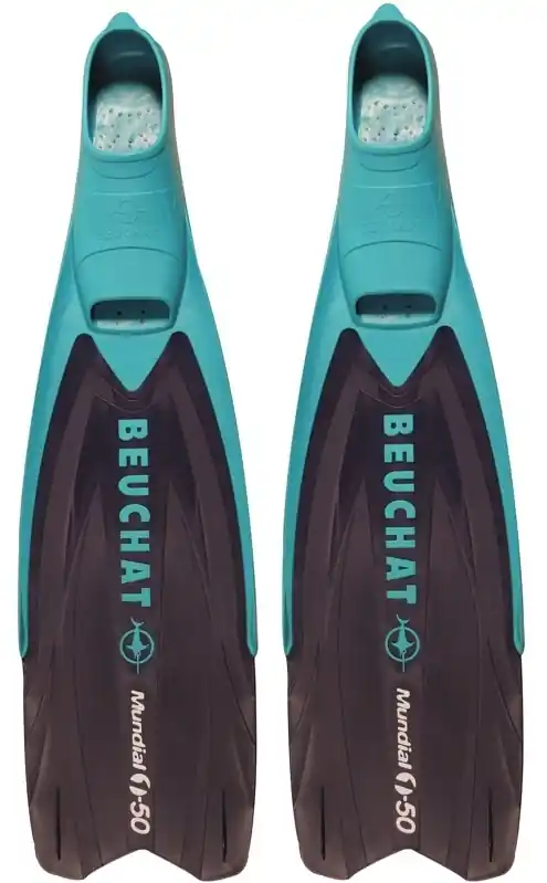 Remise Palmes Beuchat Mundial One 50 - Bleu