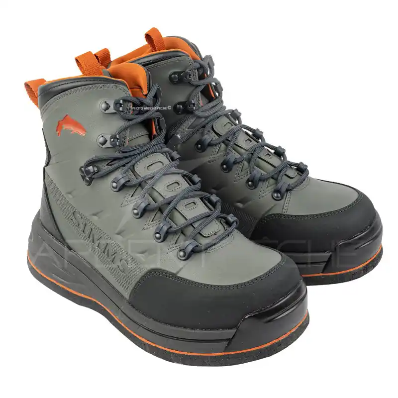 Chaussures de wading SIMMS Freestone Gunmetal feutre Certifié