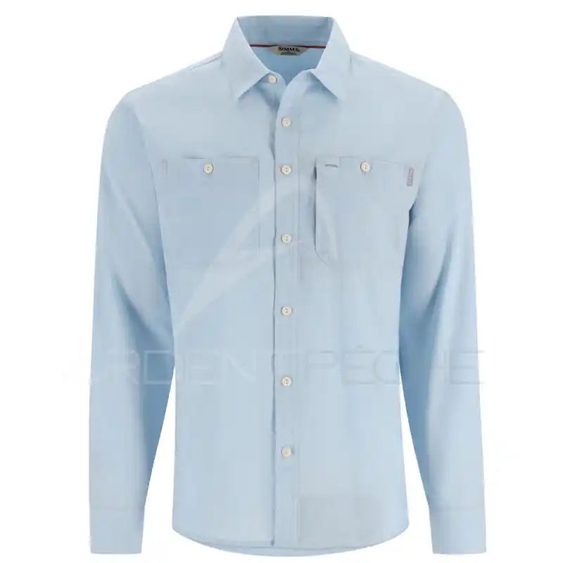 Chemise SIMMS Cutbank Chambray Shirt Sky Chambray Expédié Aujourd'hui