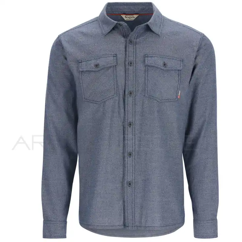 Prix Réduit Chemise SIMMS Shoal Flannel Shirt Midnight