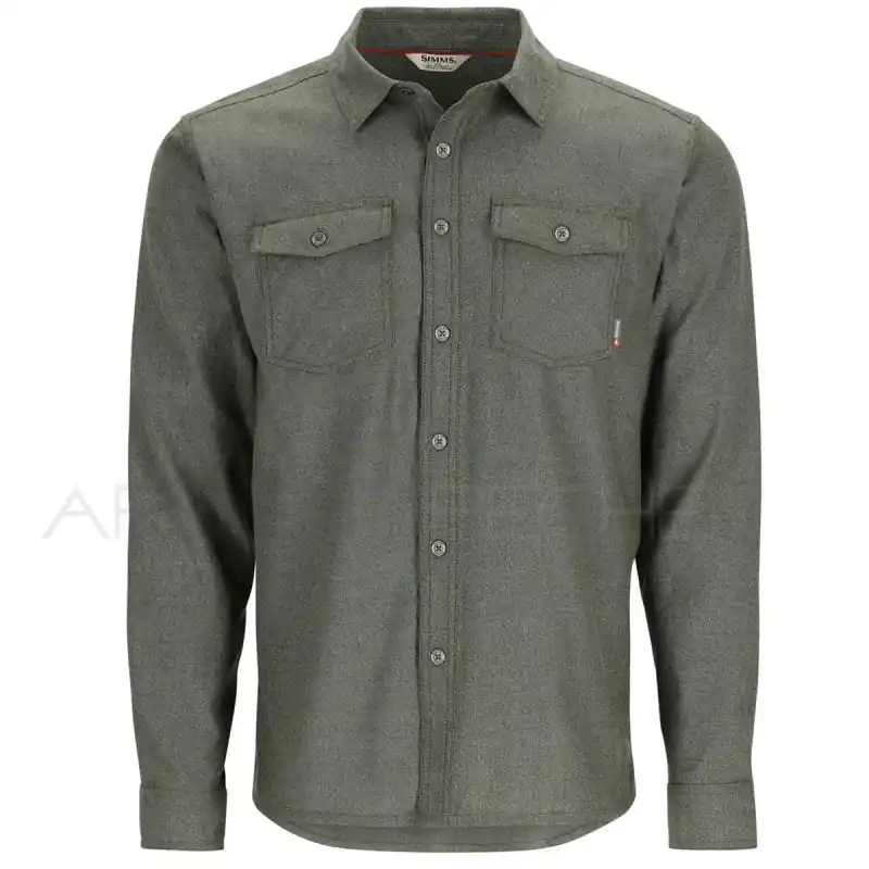 Top Vente Chemise SIMMS Shoal Flannel Shirt Riffle Green