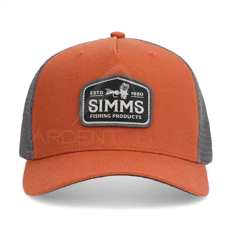 Haute Qualité Casquette SIMMS Double Haul Trucker Orange