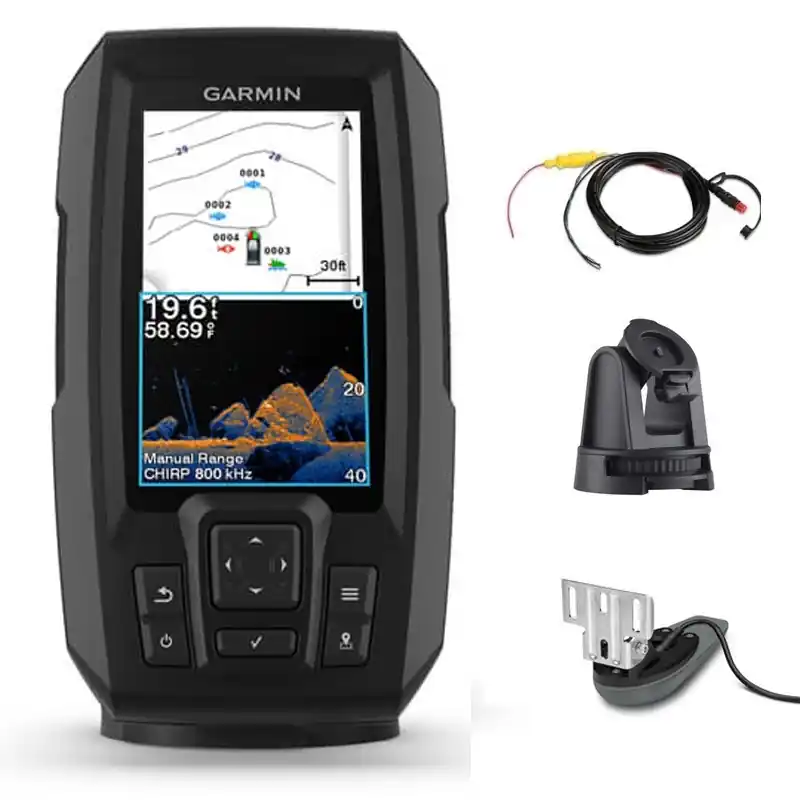 Promotion Saisonnière Sondeur Garmin Striker Vivid 4CV + sonde 77/200/455/800 KHz