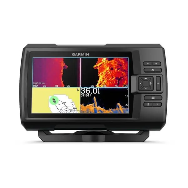 Retour Gratuit Sondeur Garmin Striker Vivid 7SV + sonde 77/200/455/800 KHz