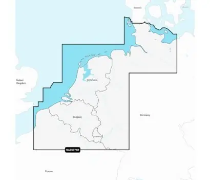 Promotion Saisonnière Carte Navionics + Regular - N-NAEU076R - Benelux et Allemagne de l‘Ouest