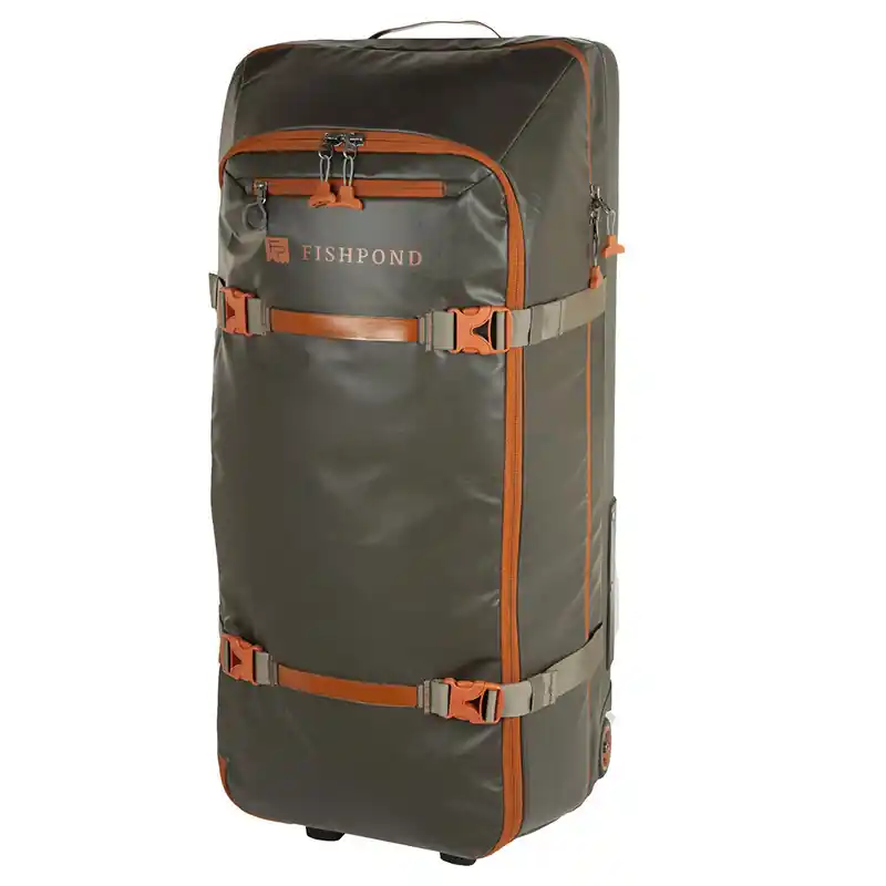 Nouveauté Sac de voyage FISHPOND Stormshadow Large Rolling Duffel Green
