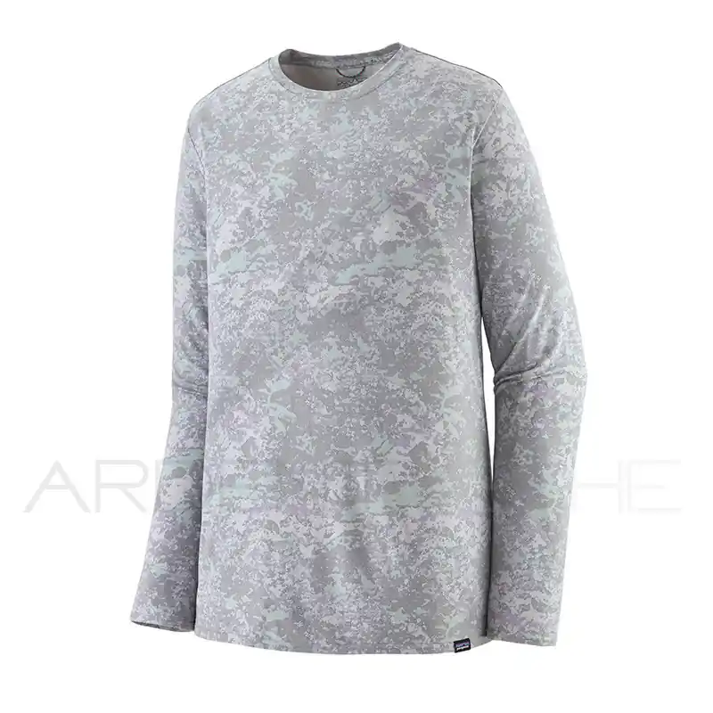 Tee shirt PATAGONIA M‘s Tropic Comfort Natural Crew Rock Wash Thermal Blue Marque
