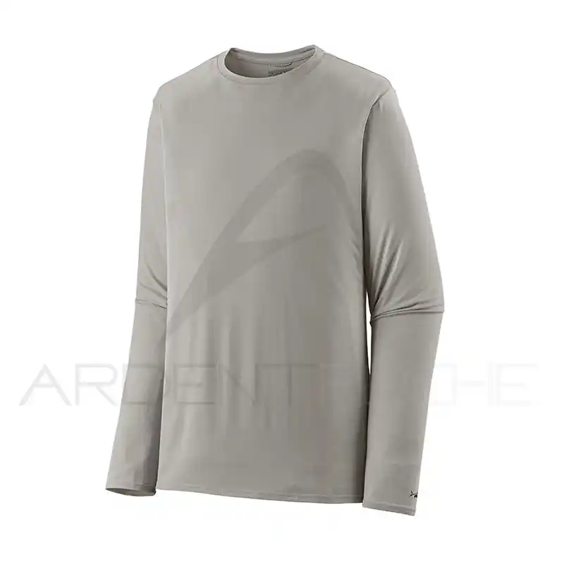 Tee shirt PATAGONIA M‘s Tropic Comfort Natural Crew Tailored Grey Pas Cher