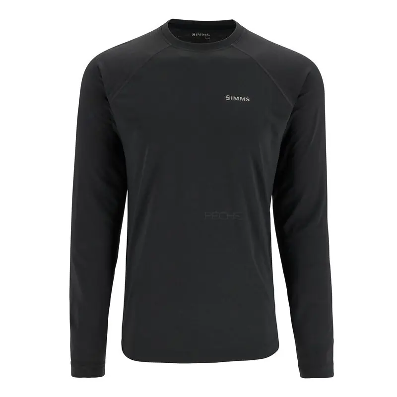 Tee shirt SIMMS Lightweight Baselayer Top Carbon Prix Cassé