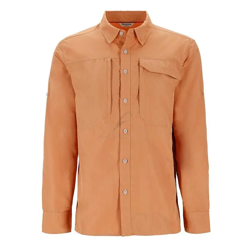 Bon Marché Chemises SIMMS Guide Shirt Orange Maple