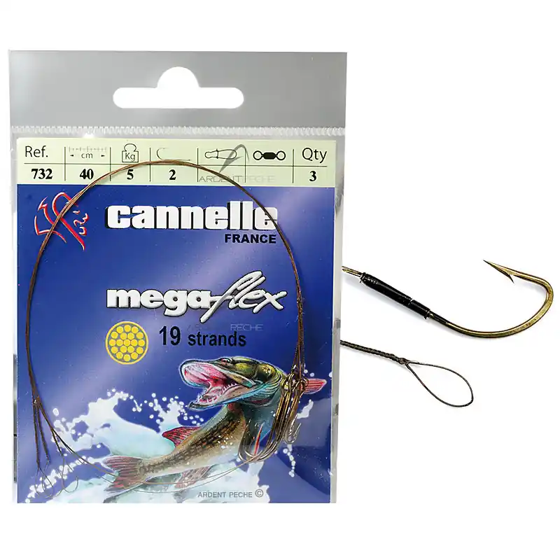 Must-Have Avançon CANNELLE megaflex 1 boucles + 1 hameçon simple