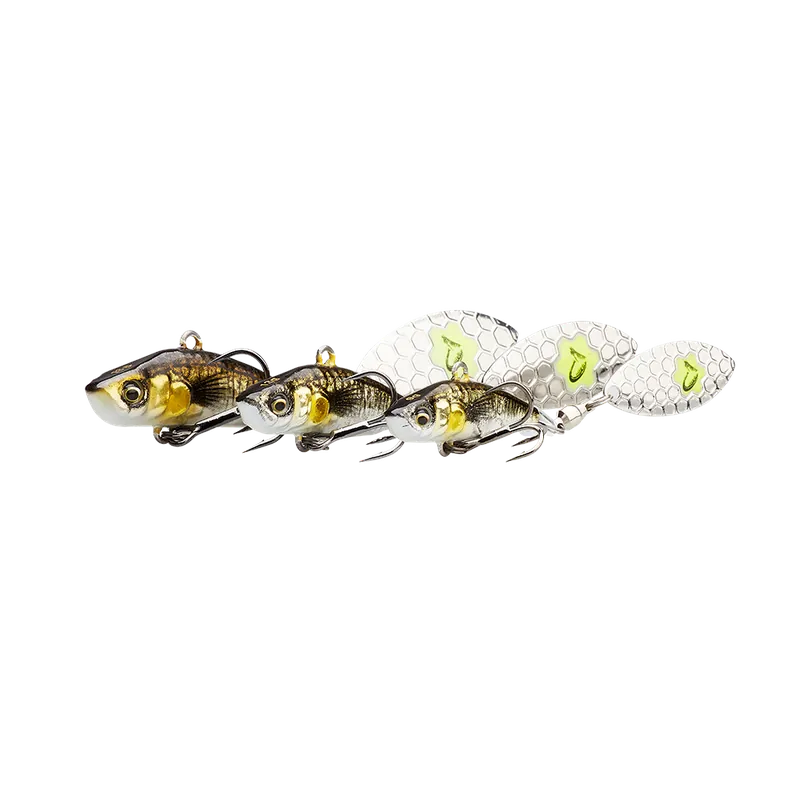 Seulement Aujourd'hui Leurre Savage Gear 3D sticklebait Tailspin - 7.3cm 13gr Black silver