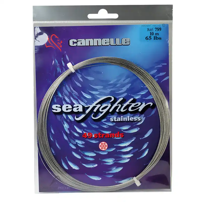 Nouvelle Collection Cable acier CANNELLE seafighter 49 brins