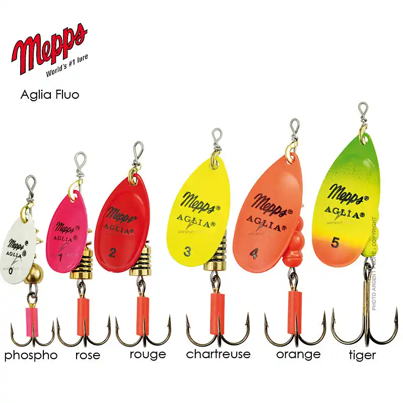 Prix Promo Cuiller MEPPS aglia fluo