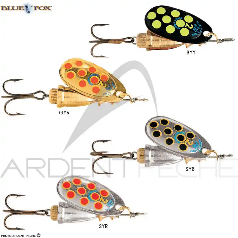 Cuiller BLUE FOX Vibrax hot pepper Meilleure Vente