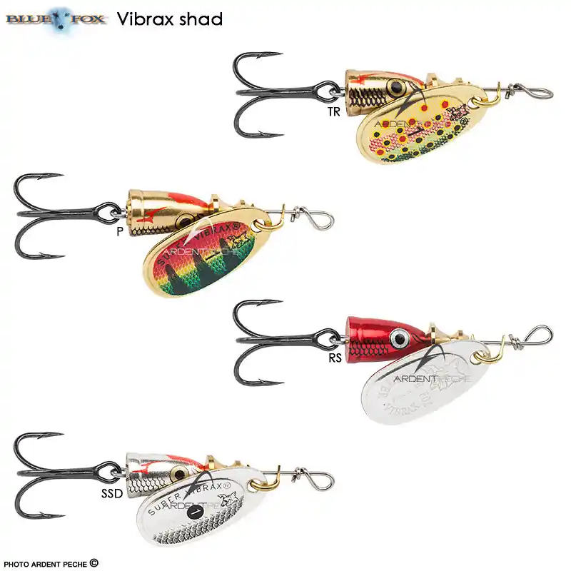 Vente Directe Cuiller BLUE FOX Vibrax shad