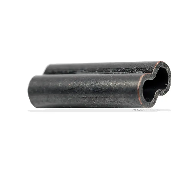Tube à sertir FLASHMER double noir (doubles sleeves) Prix Cassé