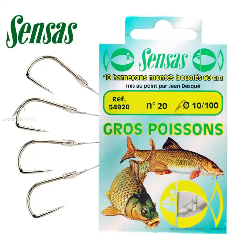 Vente Flash Hameçon coup SENSAS Montés Gros poissons
