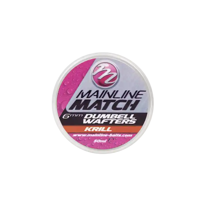 MATCH DUMBELL WAFTERS RED KRILL - 6MM MAINLINE Offre Exclusive
