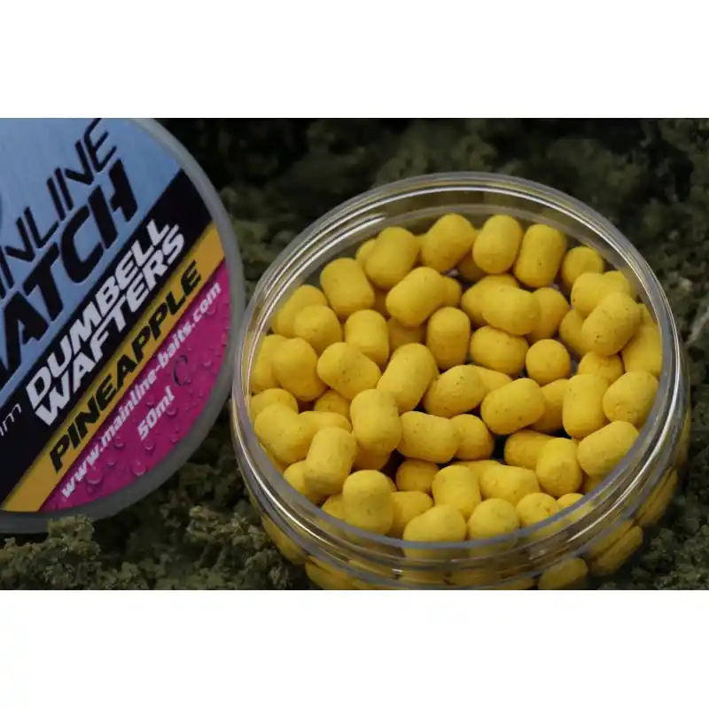 DUMBELL WAFTERS 10MM - YELLOW - PINEAPPLE 50G MAINLINE Livraison Express