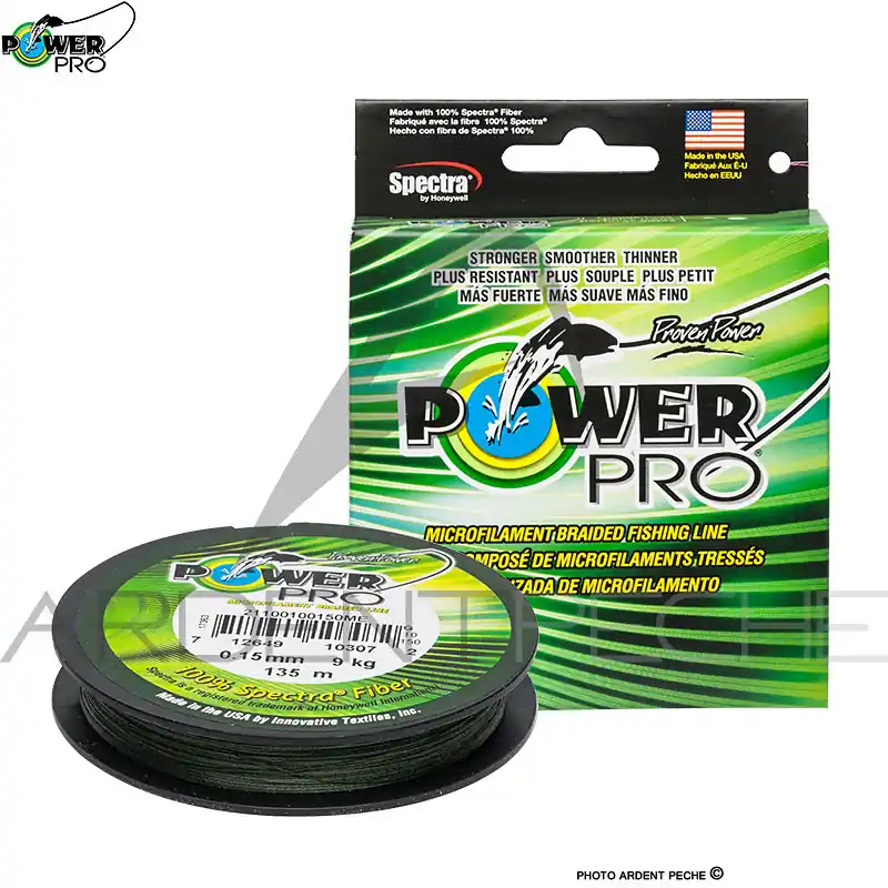 Vente Flash Tresse POWER PRO Verte 135m