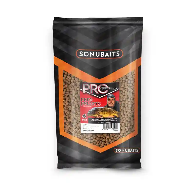 SONU PRO FEED PELLETS 6MM (1KG) SONUBAITS Authentique