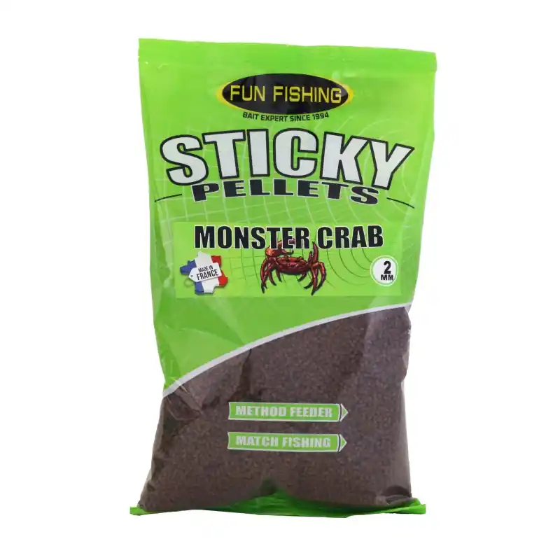 Solde METHOD PELLETS - MONSTER CRABE 2MM - 700GR FUN FISHING