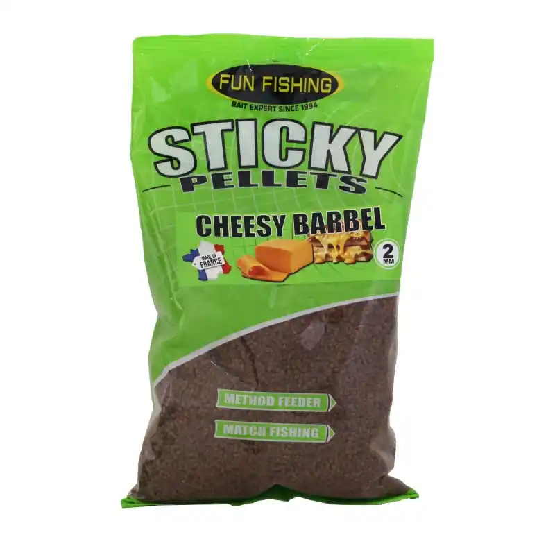METHOD PELLETS - CHEESY BARBEL 2MM - 700GR FUN FISHING Expédié Aujourd'hui